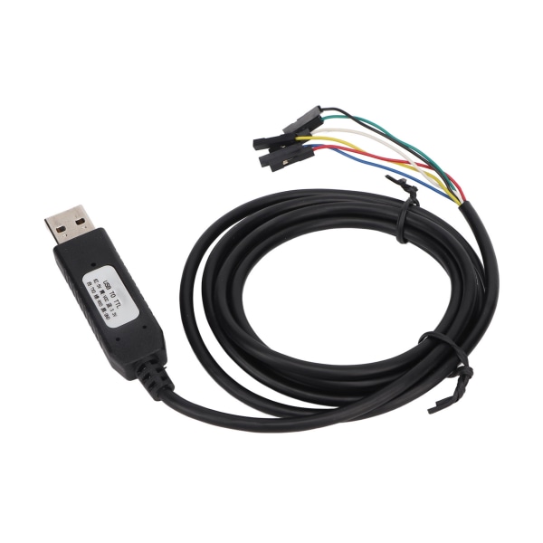 USB till TTL seriell kabel 6 stift 4,9 fot Längd 50bps till 2Mbps felsökningskonsolkabel för dator
