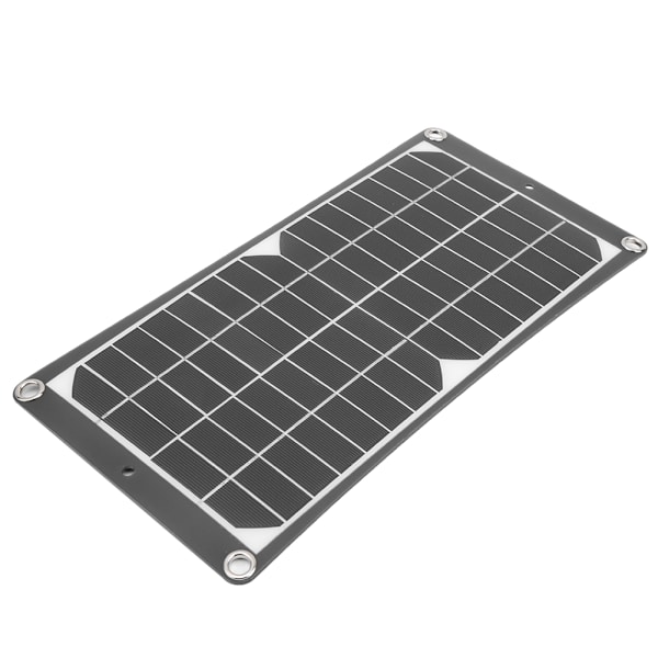 Bärbar monokristallin solpanel Flexibel USB port 10W för nödladdning utomhus