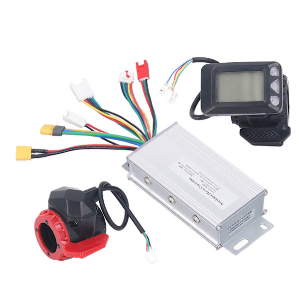 36V 350W Motor Controller Display Panel Tommelgas Sæt Aluminium PCB Plast Elektrisk Cykel Modifikationssæt til Elektrisk Cykel Scooter