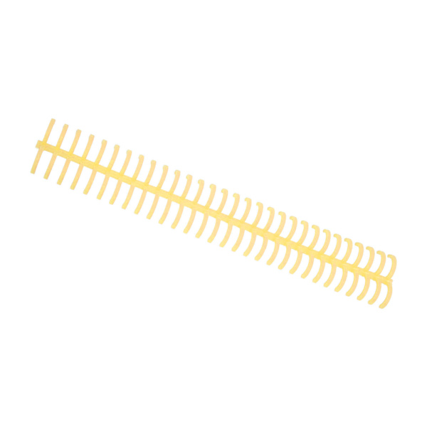 10 st spiralbindningsfjädrar 130 ark kapacitet ryggkam 30 hål 16 mm diameter set kit gul