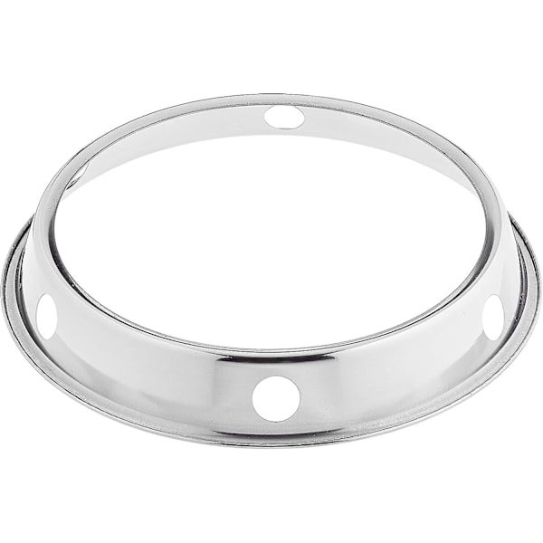 Wokringholder, rustfritt stål, 18 cm indre diameter, 24 cm ytre diameter