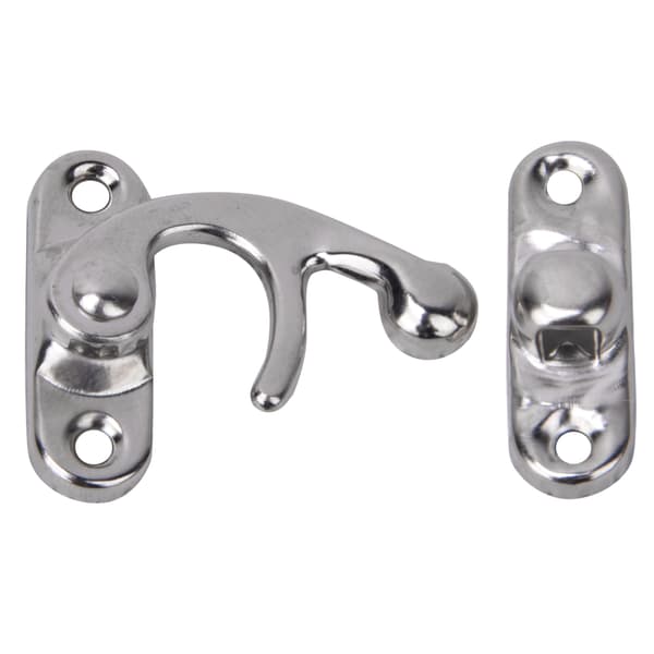 30 st Haspel Retro Stil Järn Låshaspel för Smyckespresentaskar 3,2 x 2,8 cm Silver Höger Låshaspel