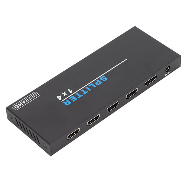 1 til 4 HD Multimedia Interface Splitter 4K 18Gbps Høyoppløselig HD Multimedia Interface2.0 Video Switcher UK Plug