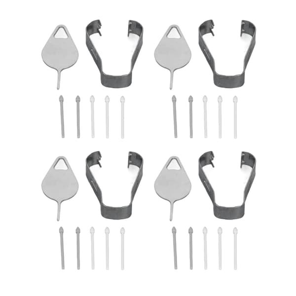 20 stk. Tab S6 Stylus Pen Spidser Nem Installation 4 Pincetter 4 Udstøderstifter Holdbar ABS SM P610 Erstatningsspidser til Tab S6