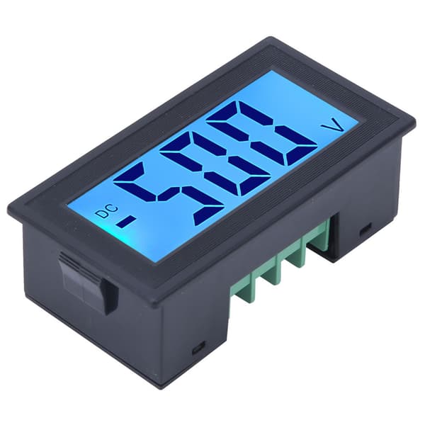 YB5135DB DC Digital Voltmeter LCD Display Spændingsmåler AC100-240V Strømforsyning DC 0-500V