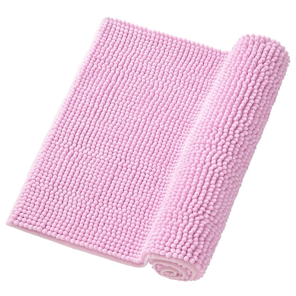 Chenille Anti-slip Vandabsorberende Skridsikker Måt Badeværelse Stue (Pink)