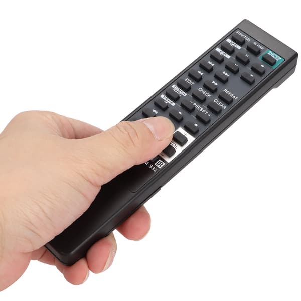 RMS33 Fjernkontroll Universal Erstatning TV-fjernkontroll for HCDH801 MHCS30 Lydsystem