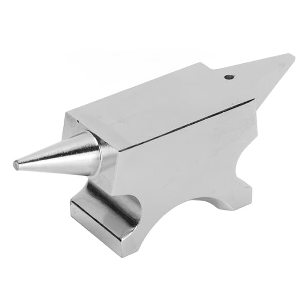 Dobbeltendet Horn Ambolt Rustfrit Stål Metal Smedningsplatform til DIY Smykkefremstilling