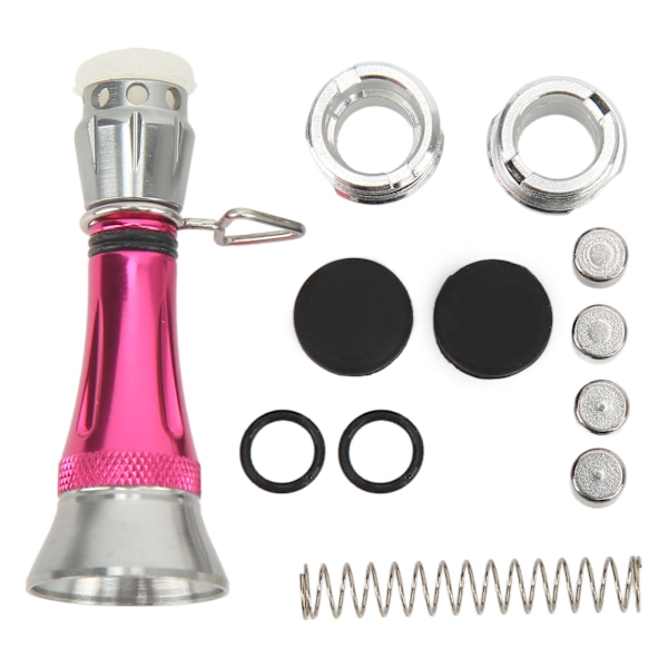 Fiskehjulsspindelstativ DIY hjulbalancer fiskegrej fisker lystfisker fiskeværktøj pink