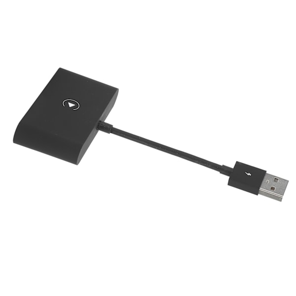 Trådløs bilsadapter - kablet til trådløs bilsdongle til biler fra 2016 til IOS 10 og derover - sort