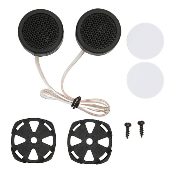2 st bilstweeters 97dB 500W kupol inre stereo ljudhögtalare med bas för ljudsystem