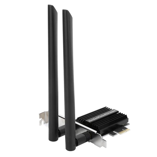 Netværkskort Desktop Dual Band Adapter med 8DB Antenneforlængerkabel AX3000 PCI-E