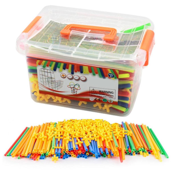 Bygg Fort Konstruktionsset DIY Konstruktionsleksak Bygg Lärleksak Set Present till Pojkar och Flickor
