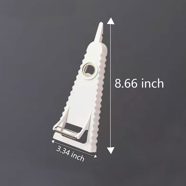 Flasköppnare, 5 i 1 Multifunktionell Burk- och Flasköppnare med Silikonhandtag, Skalare & Grönsaksskalare