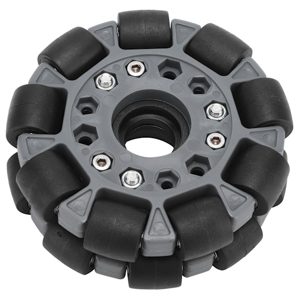 100mm Hållbara Nylon Gummi Lager Rullar Omni Hjul för Robot Race Hjul 14041