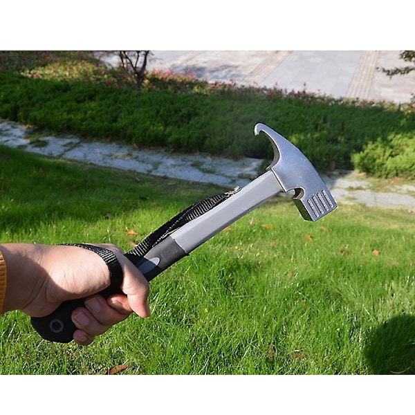 Robust Camping Hammer med Teltsøm Fjerner
