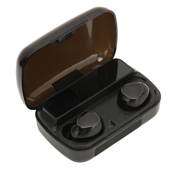 Bluetooth nappikuulokkeet melua vaimentavat IPX7-vedenpitävät stereobasso langattomat kuulokkeet case urheiluajoon