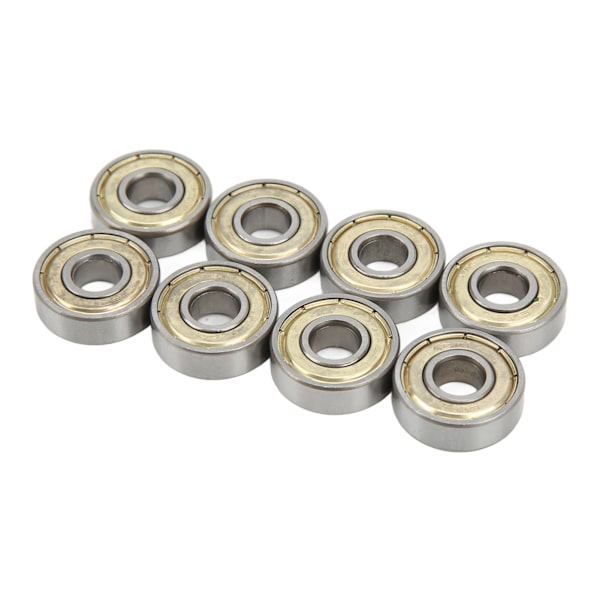 8 stk 608ZZ kuglelejer ABEC 11 kulstofstål forseglede skateboardlejer 8x22x7mm til rulleskøjter dansebrætter
