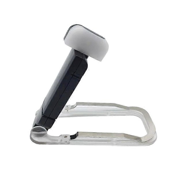 Musta Mini LED Clip Kirjavalo USB Ladattava Kirjanlukulamppu Säädettävä Kirkkaus Silmien Suojaus Kannettava Kirjanmerkkivalo