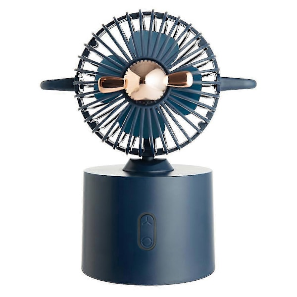 Flygplansskakande Liten Fläkt Laddning Mini USB Skrivbordsfläkt Propeller Skrivbordsfläkt