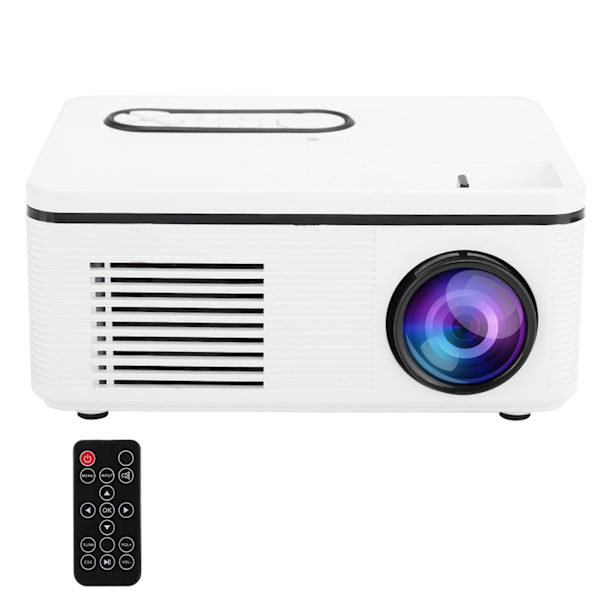 S361 Mini Hjemmebærbar LED-projektor 1080p HD for Desktop / DVD / Høytaler (US 100-240V)