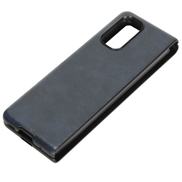 Business Style Pattern Läder Smartphone Fodral för Xiaomi MIX FOLD Fodral för TelefonskyddBlå