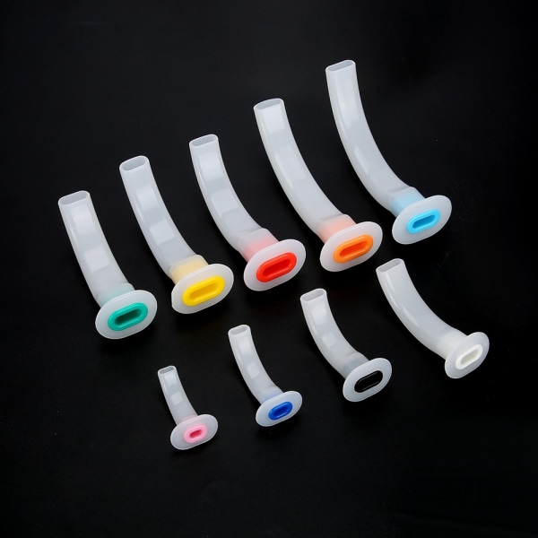 9 stk Engangs førstehjelp Oral Air Way Guedel Airway Tube Gassguiderør for pasienter