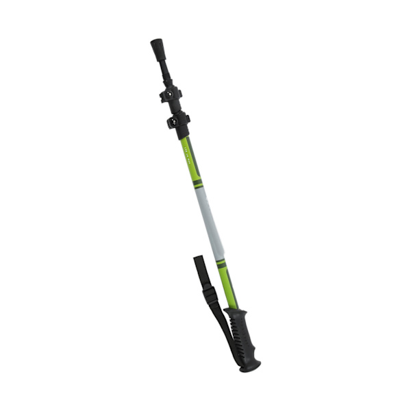 Tredelt aluminiumlegering Alpenstock korrosionsbestandig teleskopisk vandrestavGrøn