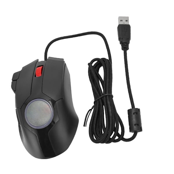 Gamingmus med 7200 DPI RGB-bakgrunnsbelysning 8 taster BT-mus med brannknapp for bærbar PC