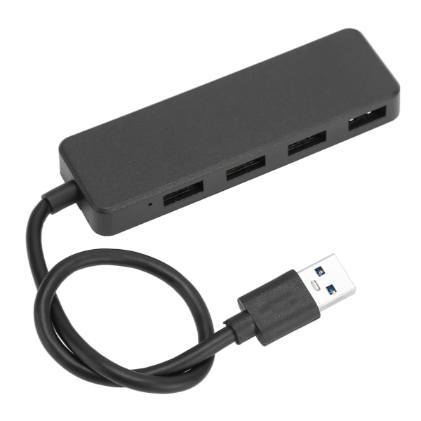 USB 3.0 4-ports hub 5 Gbps højhastigheds 4 i 1 beskyttelsesfunktion USB splitter til hjemmerejse kontor udendørs