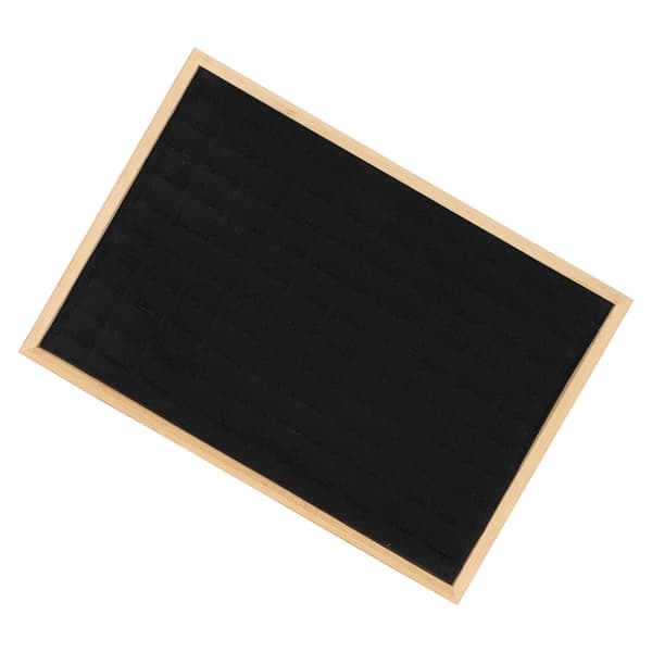 Smykkeskuffe Organizer Multipurpose 100 Rum Ring Skuffe Opbevaringsindsats til Smykkebutik Messe Sort