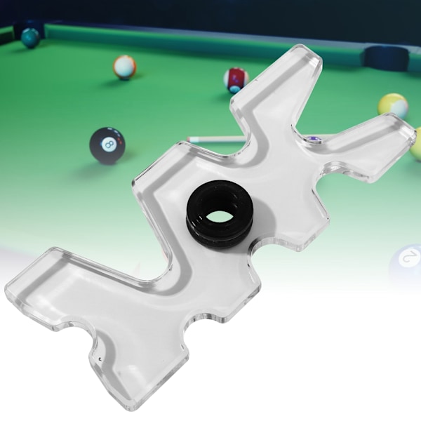 Läpinäkyvä akryyli snooker biljardi kippiteline Moosehead pään lisävaruste yhdeksän pallon mailalle
