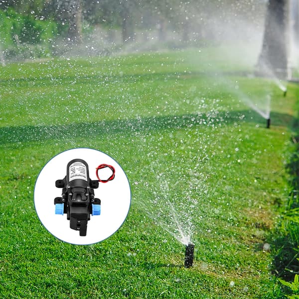 DC 12V Vannpumpe Høytrykk 116Psi Selvsugende Campingvogn Båt