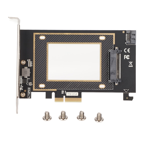 U.2 till PCIe-adapter, bärbar snabb överföring PCIe 3.0 X4 till 2.5in U.2 NVMe SSD-expansionskort