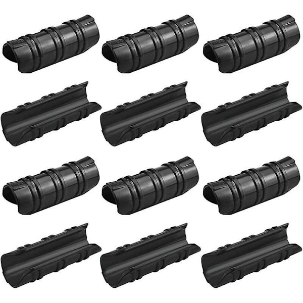 Durable 25mm Greenhouse Clips - 12 Pack | High Temperature Resistance | Easy to Use for Fixing Greenhouse | Securely Fasten Greenhouse Banner