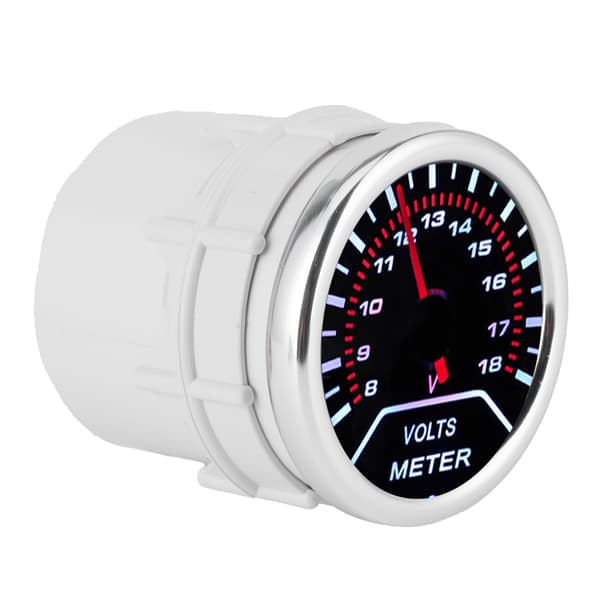 Universal Voltmeter med viser, spenningsmåler 52mm bilinstrument