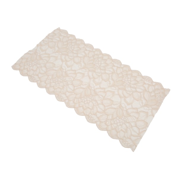 Spetsband 10 meter 23 cm bredd dekorativ elegant spetskant för presentförpackning brudkläder broderidekoration hudfärg