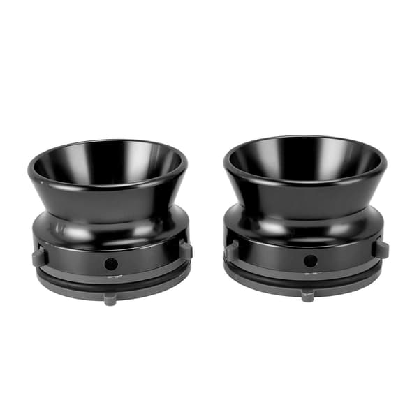 1/4 10 tommer Åbner Poleret Aluminium Legering Universal Indlæsningsenhed NAB Hub Adapter til Studer ReVox til Akai til Teac 2 stk Sort