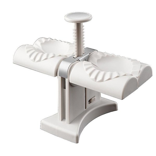 Automatisk Dumpling Maker - Dobbel Hoded Husholdningsform med Elteplate