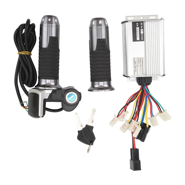 Elcykelkonverteringssats 48V 1000W Controller 48V Gasreglage med lås Fyrkantig display för DC-motorer