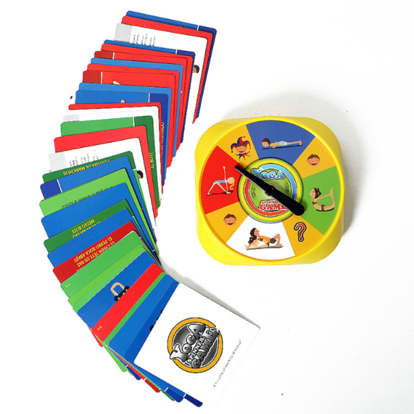 Spillfleksibilitet Balanser familiebrettspill med 54 stk kort for samhandling med foreldre