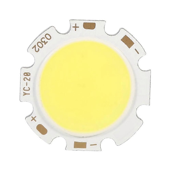 10kpl Pyöreä Cob 3w Suurteho Led-siru Lamppuvalo Zekai ValkoinenValo