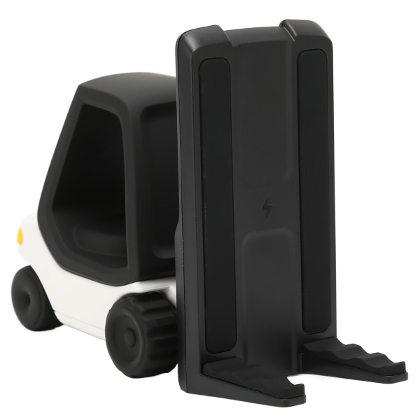 Trådlöst telefonladdarställ 10W Fast Forklift Shape Bordstelefonladdarehållare för IOS-surfplatta