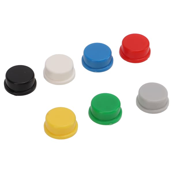 350 stk. trykknapkapper industriel momentan taktil kontrol 7 farver til breadboard A24