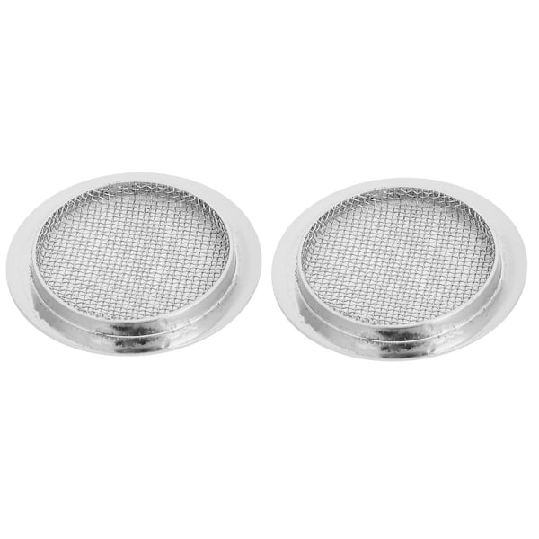 2 STK resonator gitar lyd hull deksel setter inn skjerm metall for Dobro deler (sølv)