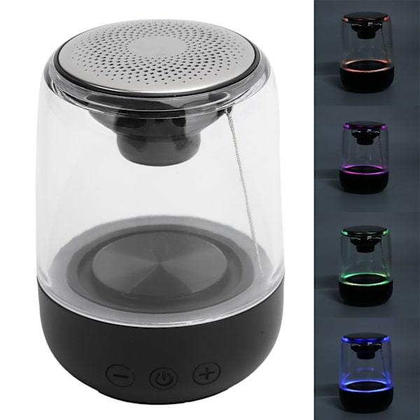 Kannettava langaton Bluetooth 5.2 -kaiutin, subwoofer, HIFI LED -valo, stereokaiutin