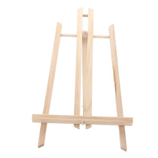 Tre easel i tre, justerbar, bærbar, lett, kompakt, tre skrivebordseasel for klasserom, kunstaktiviteter, malingsfester, utstillingerM 40cm