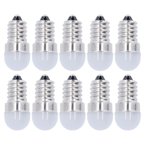 10 stk E14 Pærer Energibesparende Varmt Hvidt Lys LED Små Pærer til Loftslampe Væglampe 500lm 1,5W 24V