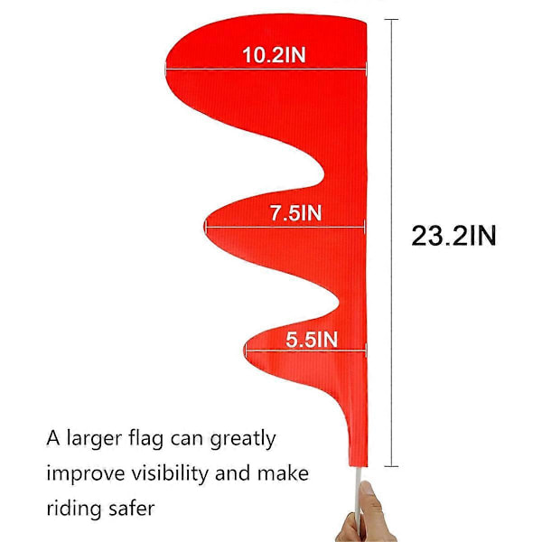 2 st 180 cm Höga Dinosauriesvansformade Flaggor med Stänger