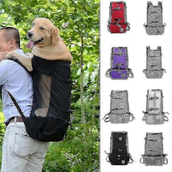 Åndbar Stor Hund Udendørs Rejse Justerbar Rygsæk Til Vandreture Cykling Reflekterende Taske Hunde -CNSZ S-dragt 1-5 kg Camouflage